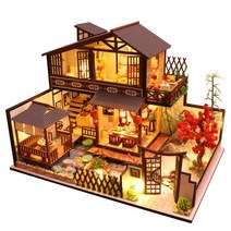 옥탑방어른이 DIY 미니어처 하우스 만들기 한글설명서 동봉 황후의별장