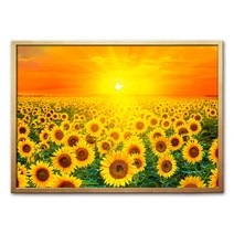 해바라기 그림 개업선물 집들이선물 인테리어 소품 돈들어오는그림, 01.유광_돈벼락해바라기