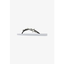 Uzurii 크리스털 돌핀 수영장 신발 흰색 여행용슬리퍼