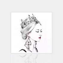 수재샵 보석십자수 여왕 (샤이닝 5D) 40X40cm 국산 정품, 도안 큐빅 도구세트 (DIY제품)