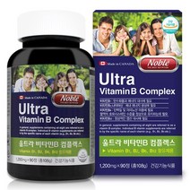 노블 울트라 비타민B 컴플렉스 고함량 비타민비 영양제 사은품 증정, 108g, 1개