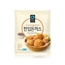 청정원 한입 돈까스 450g x 6개