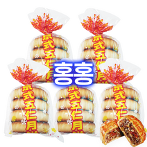 홍홍 중국식품 중국 월병 고소한 풍맥 경식오인월병 400g 5개세트 중국 북경식 중국월병 전통 중국과자, 5개