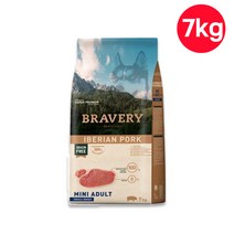 브레이버리 독 이베리코 어덜트 7kg 그레인프리 강아지사료