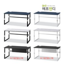에프앤디 디셀책상 D600 사무용책상 사무실책상, 마블/블랙