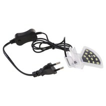 빔프로젝터렌탈 특수조명 업소용수족관 백색 빛 EU 100-240V LED 클립 온 물고기 탱크 수족관 점화 전구 물 수생 식물 성장 램프