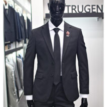 트루젠 23FW 구김없는 블랙칼라 스판소재 3계절 남자정장 DF8MTJ910