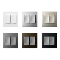 르그랑 아테오 중2구 스위치 3모듈, 그라파이트, 1개