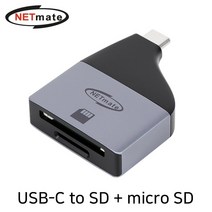 NETmate NM-UCS01 USB Type C to SD 카드리더기