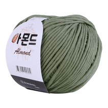 마마니트 아몬드실 10+1 / 아몬드뜨개실 / 아몬드털실, 53 카키