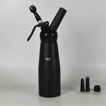 휘핑기 생크림 분사기 예쁜 가스 맛있는 생크림제조, 블랙