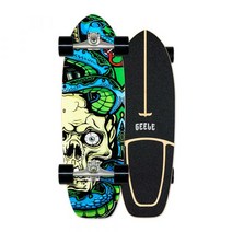 랜드서핑보드 4륜스케이트보드 서프스케이트, Anaconda Skull