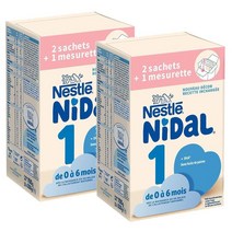 Nestle 네슬레 Nidal 니달 분유 1단계 0 to 6개월 2팩입 x2 350g