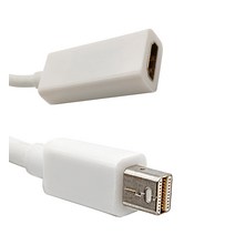 썬더볼트 케이블 멀티허브 3 USB확장 충전포트 C타입 HDMI 2 미니 디스플레이 DP v11 v1b 암 어댑터 애플 맥북용 25cm, 1.25cm