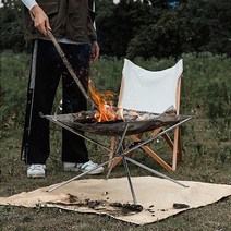 캠핑 방염포 불멍화로대 그릴 소방시트 방염매트 화이버글라스 100cm 화재예방 방염포 캠핑방염포 불멍화로대 화재차단 방염매트 코너고정 내열온도700도 방염시트, 상세페이지 참조, 상세페이지 참조