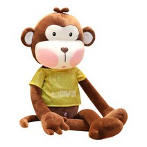 아기 몽키 털 토이 긴팔 원숭이 인형 꼬맹이 인형 선물 모찌 공룡 생일선물 강아지인형 인형 캐릭터 쿠션, 옵션01, 100cm