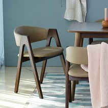 [리비니아] 바흐 인테리어 원목 의자 1개, 월넛