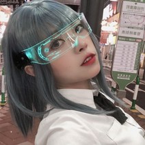갓샵 사이버 펑크 주다사 고글 안경 2type LED 선글라스