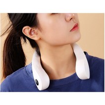 이글 넥밴드 목난로 넥히터 2in1 보조배터리 겸용, 화이트