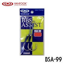 밴푹 BSA-99 BBS 어시스트 훅/지깅훅 루어낚시 싱글훅, 4호-034660