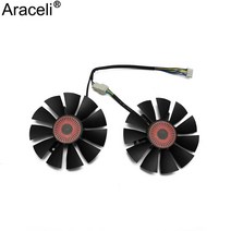 컴퓨터 pc 데스크탑 그래픽카드 게임 비디오 t128010bh 75mm dc 12v 0.25a asus strix gtx1060 1050 gtx960 gtx950 r9 370