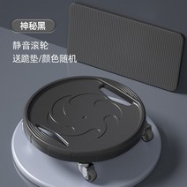 백익스텐션 슬라이딩 헬스 정음 복근운동기구 복근 드리블 360도회전바퀴 남녀 운동기구 역량훈련 기계, T02-시크블랙 360도회전바퀴 무