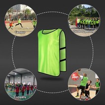 스포츠조끼 운동조끼 동호회 조기축구 축구교실 운동 스포츠 팀 축구 조끼 성인용 그린