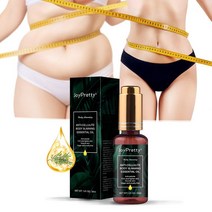 JoyPretty 슬리밍 바디 오일 마사지 셀룰 라이트 리무버 에센셜 지방 레코딩 배꼽 수리, [01] 30ml