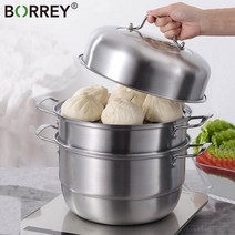 화목보일러 가정용화목보일러 가정용전기보일러가정용 borrey 스테인레스 스틸 steam, 실버 3층