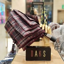 닥스우양산 3단 자동우산 닥스체크4(UPA004C)