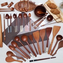 천연옻칠 조리기구 3종세트 (B형:슬림주걱)