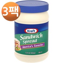크래프트 샌드위치 스프레드 15oz, 3팩