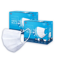 아이리스 비말차단 마스크 중형 KF-AD, 2개, 50개입