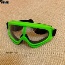 CS 스키샌드 모터사이클 스포츠 헬멧 안경 고글 고글 고글 고글 더스트 방지 크로스컨트리 고글, 그린 프레임 투명 시트