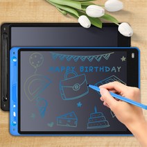 드로잉패드 액정타블렛 웹툰그리기패드 10 인치 학습 드로잉 보드 LCD 화면 쓰기 태블릿 장난감 소년 소녀 그리기 전자 필기 패드 펜, [04] Red