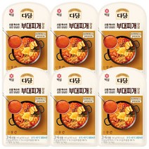 백설 다담 부대찌개양념, 140g, 6개
