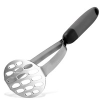 스테인레스 스틸 웨이브 모양 감자 사수 커터 도구 주방 과일 콩 비 푸드 으깬 감자 푸셔 Mashing Maker Ricer, 스페인_3