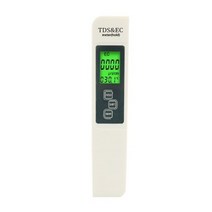 수질측정기 ph측정기 수질검사 TDS EC 온도 측정기 디지털 LCD 물 테스트 펜 PH 테스터 전문 3 in 1 순도 필터 수질, [01] White Backlight