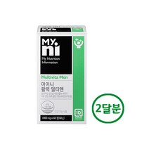 일동제약 남성 멀티비타민 종합비타민 미네랄 비타민 A B1 B2 B6 B12 C D E K 나이아신 판토텐산 비오틴 아연 셀레늄 칼슘 마그네슘 마카 홍삼 복분자 옥타코사놀 요오드 남자 포맨 활력 체력 피로회복 종합영양제, 2set, 60정 1달분