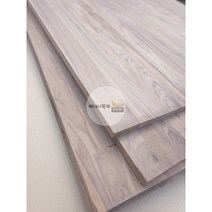 바나나목재 북미산 월넛(호두나무) 솔리드 집성목 20Tx1000x2400mm 중국가공
