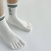 엠티디 기능성 발가락 여자 남자 스포츠 오리발 등산 양말, 아이보리 S