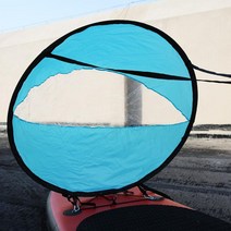 윈드서핑 카이트 보드 패들 서핑 보딩 보트 돛 G, 레이크 블루 108x108cm