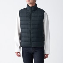 무인양품 MUJI 남성 경량 포케터블 스탠드칼라 다운 베스트 ADG09A0A