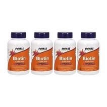 나우푸드 비오틴 5000mcg 베지 캡슐, 4개, 120개입