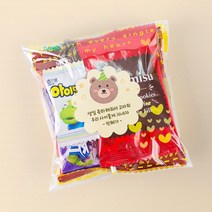 컬러하트 간식세트 30개 [무료배송+무료라벨] 어린이 생일 답례품 사무실 탕비실 간식 학원 어린이날 답례품 주일학교 교회 어린이 간식 소포장 간식 야유회 체육대회 간식