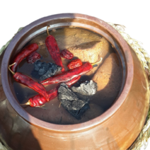 생활숯 간장 된장 항아리 정화 숯 인도네시아 천연숯 200g, 3개