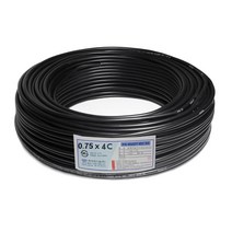 현대케이블 전선 전기선 충진형 VCTF 0.75SQ X 4C-1롤(100m)
