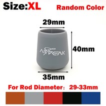 민물낚시대 중층낚시대 내림낚시대 루어낚시대 붕어 WooBong OUTKIT-낚싯대 핸들 보호 케이스 실리카 젤, 04 Size-XL_01 Random Color