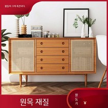 장미맨숀 찬장 라탄수납장 협찬장 등나무 화장품수납장 장미 수납장 유리장 원목선반장 맨숀, 03. 100x40x85cm 체리(싱글도어), 01. 단일 문