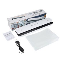 진공포장기 무선가정용 가정용 진공스킨 수축 음식 진공 기계 30cm 비닐 봉투 실러 포장 습식 건조 식품 가방 실러 포장기 홈을위한 강력한 degasser 가방 씰링, 진공 실러, 미국 플러그, Vacuum sealer+미국 플러그